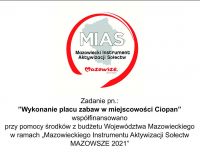 Tablica informacyjna MIAS w miejscowości Ciopan