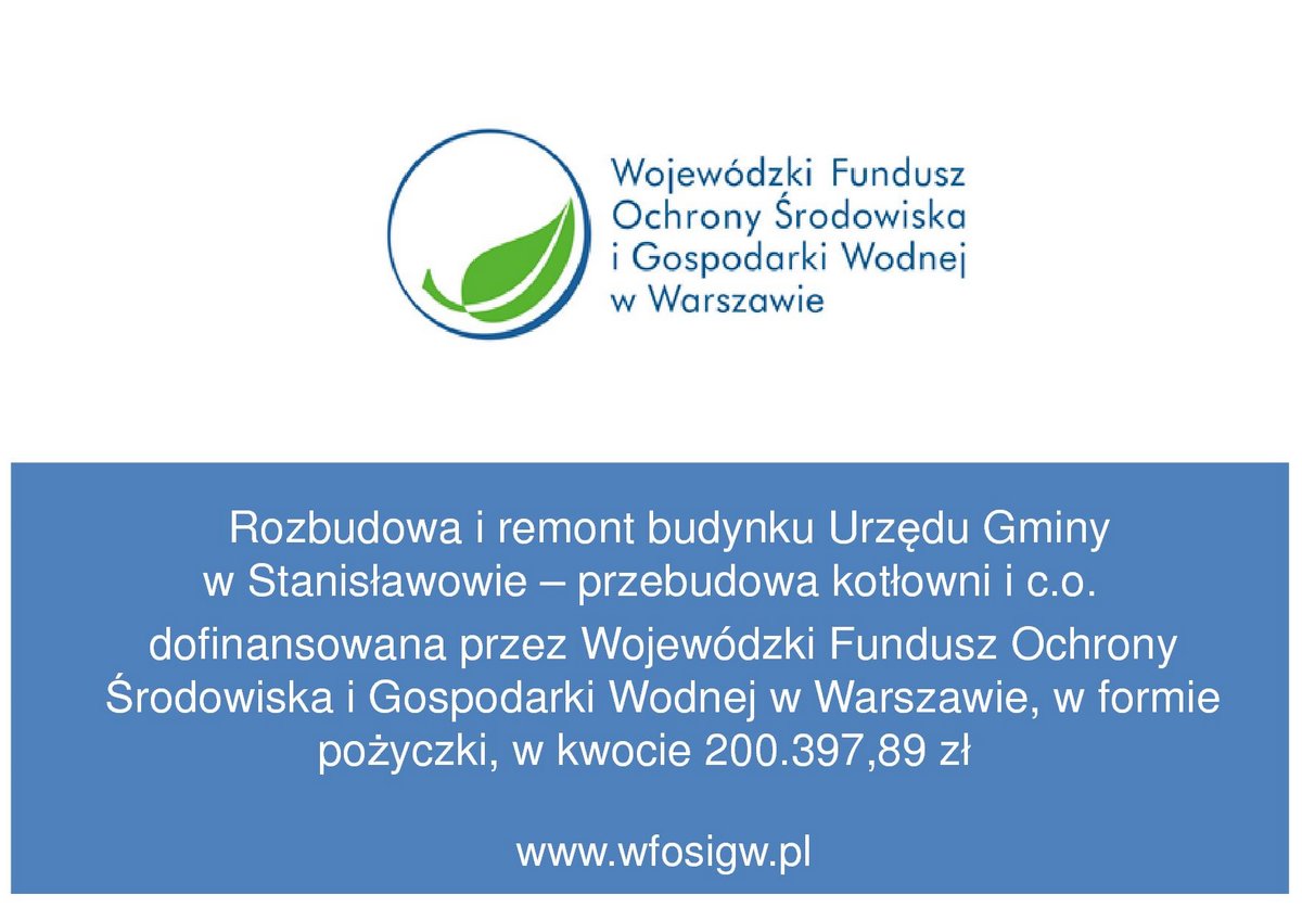 Dofinansowanie - budynek Urzędu Gminy