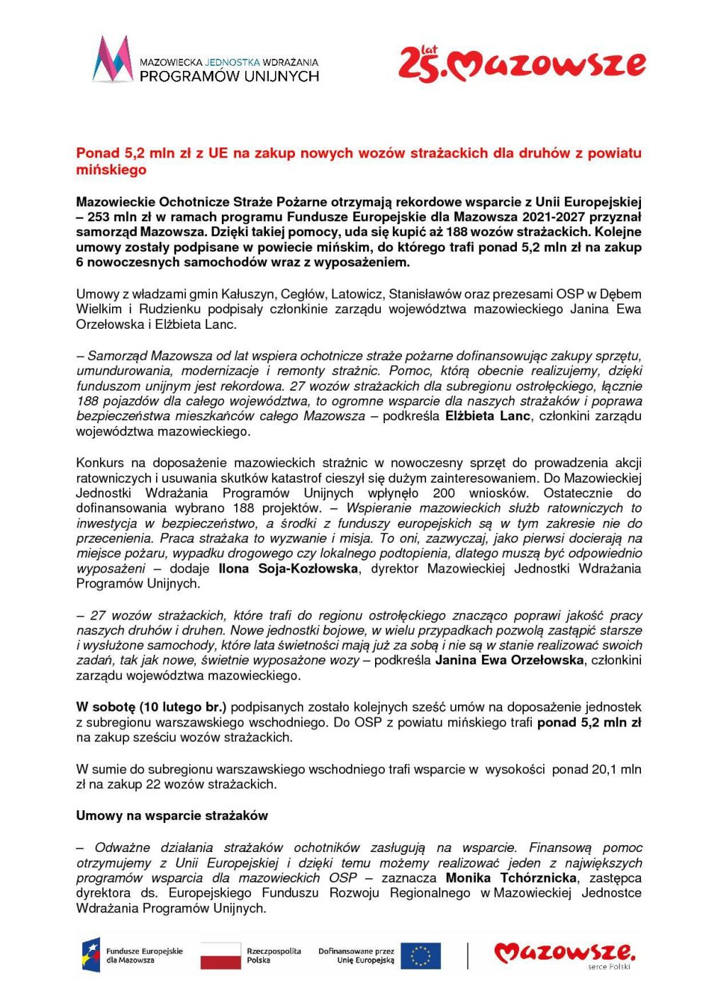 Treść informacji
