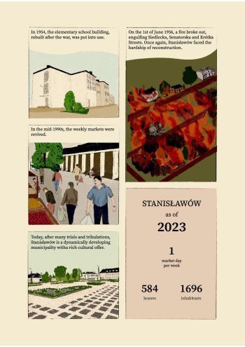 Komiks 500 lat Stanisławowa w wersji angielskiej