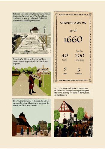 Komiks 500 lat Stanisławowa w wersji angielskiej