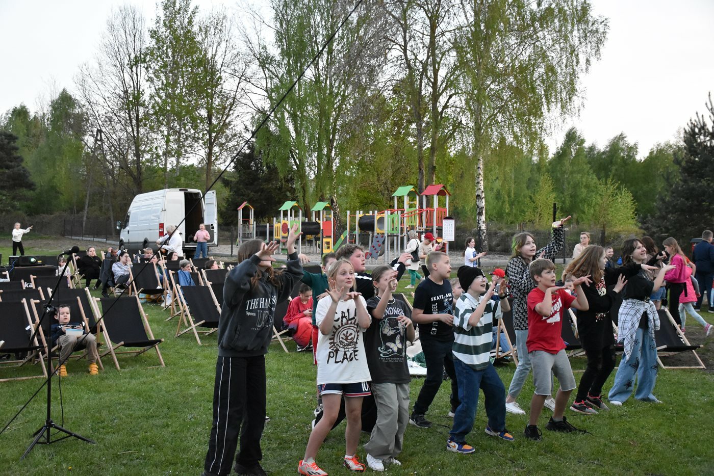 Kino plenerowe w Pustelniku