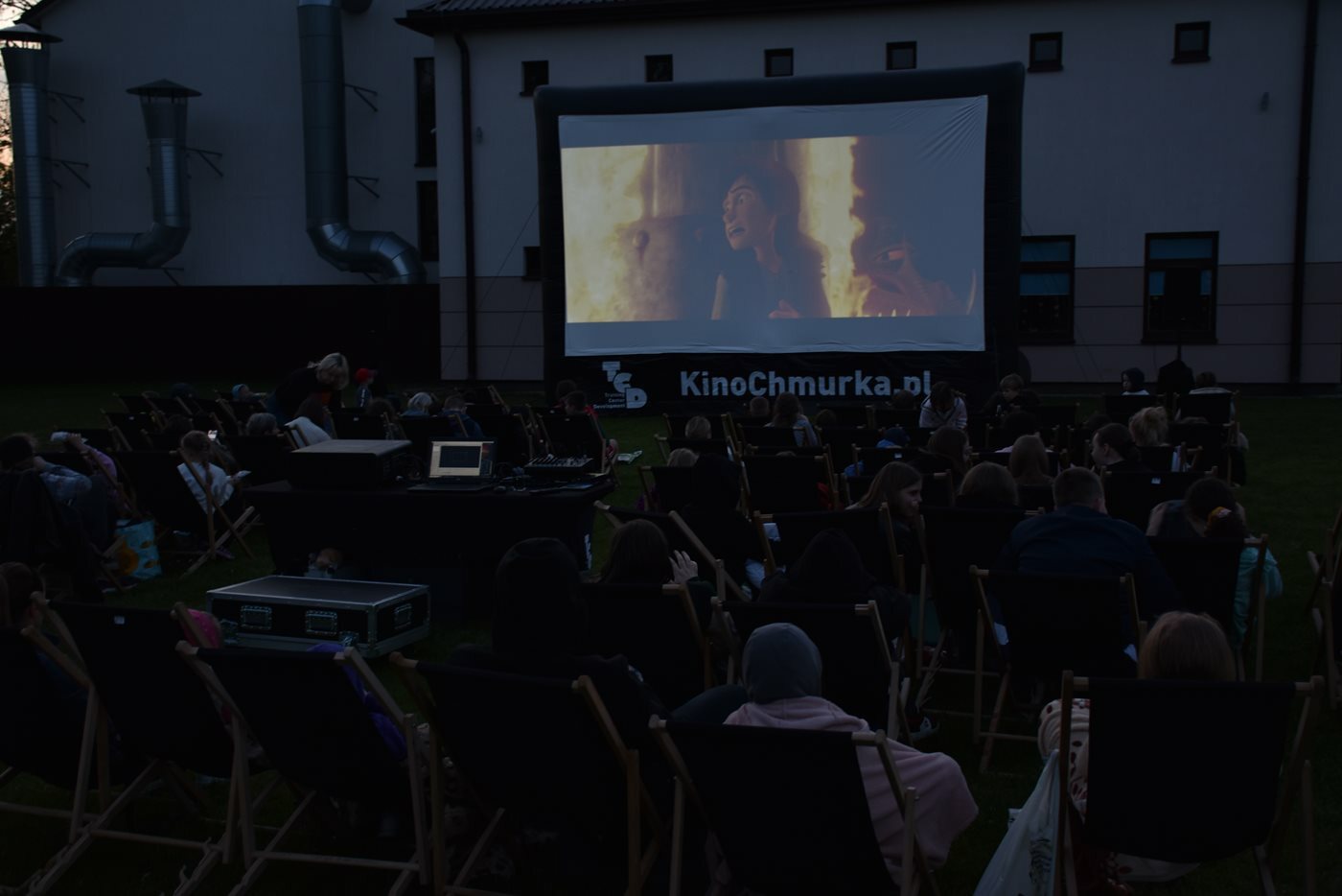 Kino plenerowe w Pustelniku