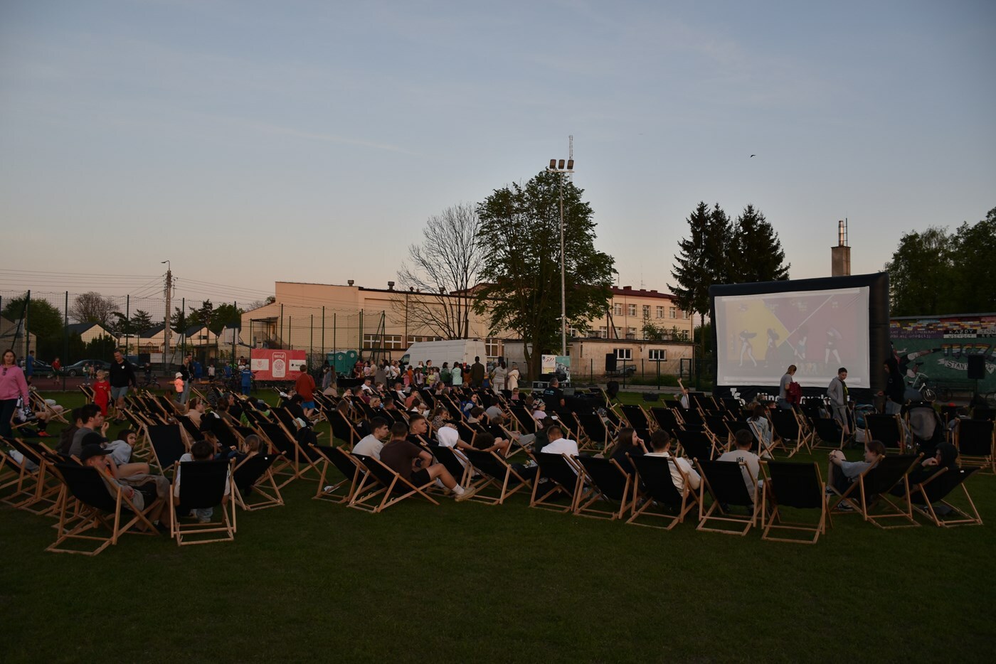 Kino plenerowe w Stanisławowie