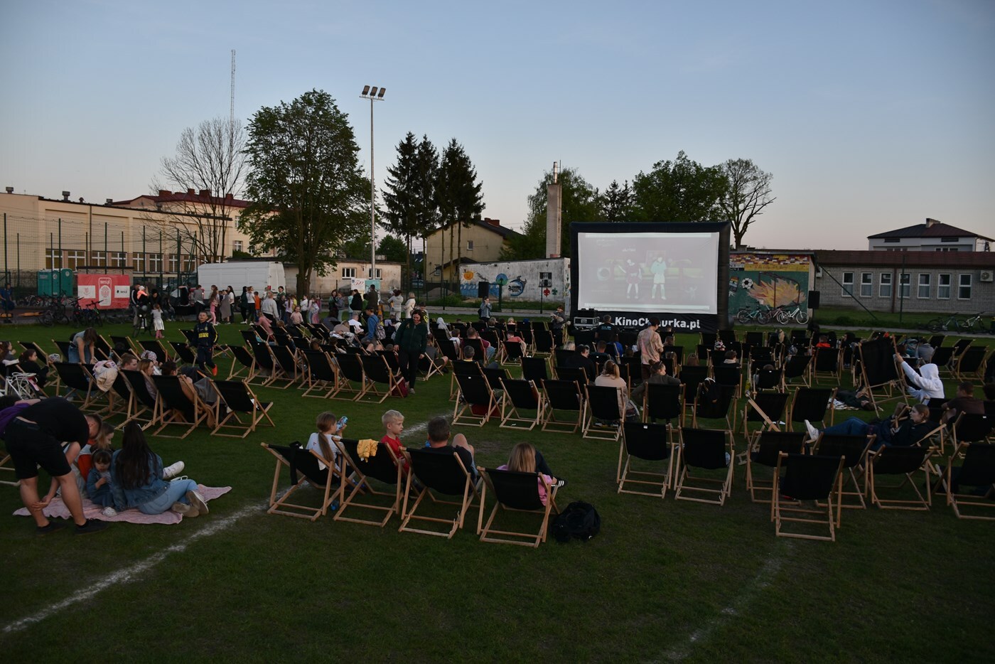 Kino plenerowe w Stanisławowie