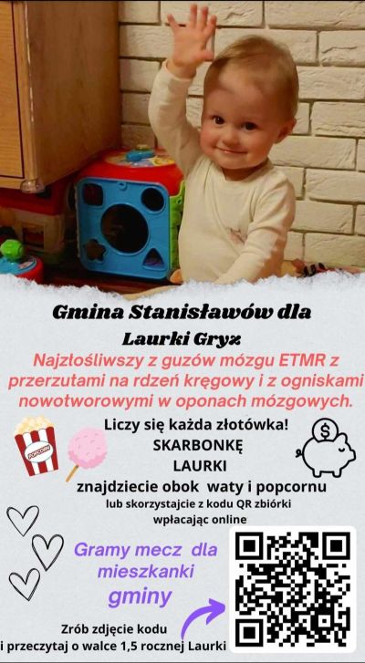 Plakat zbiórka charytatywna