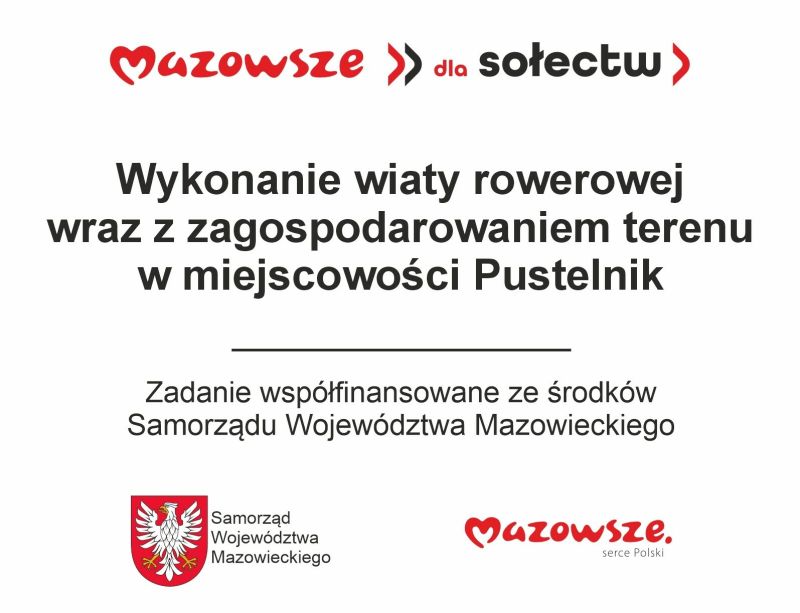 Tablica informacyjna MIAS w miejscowości Pustelnik