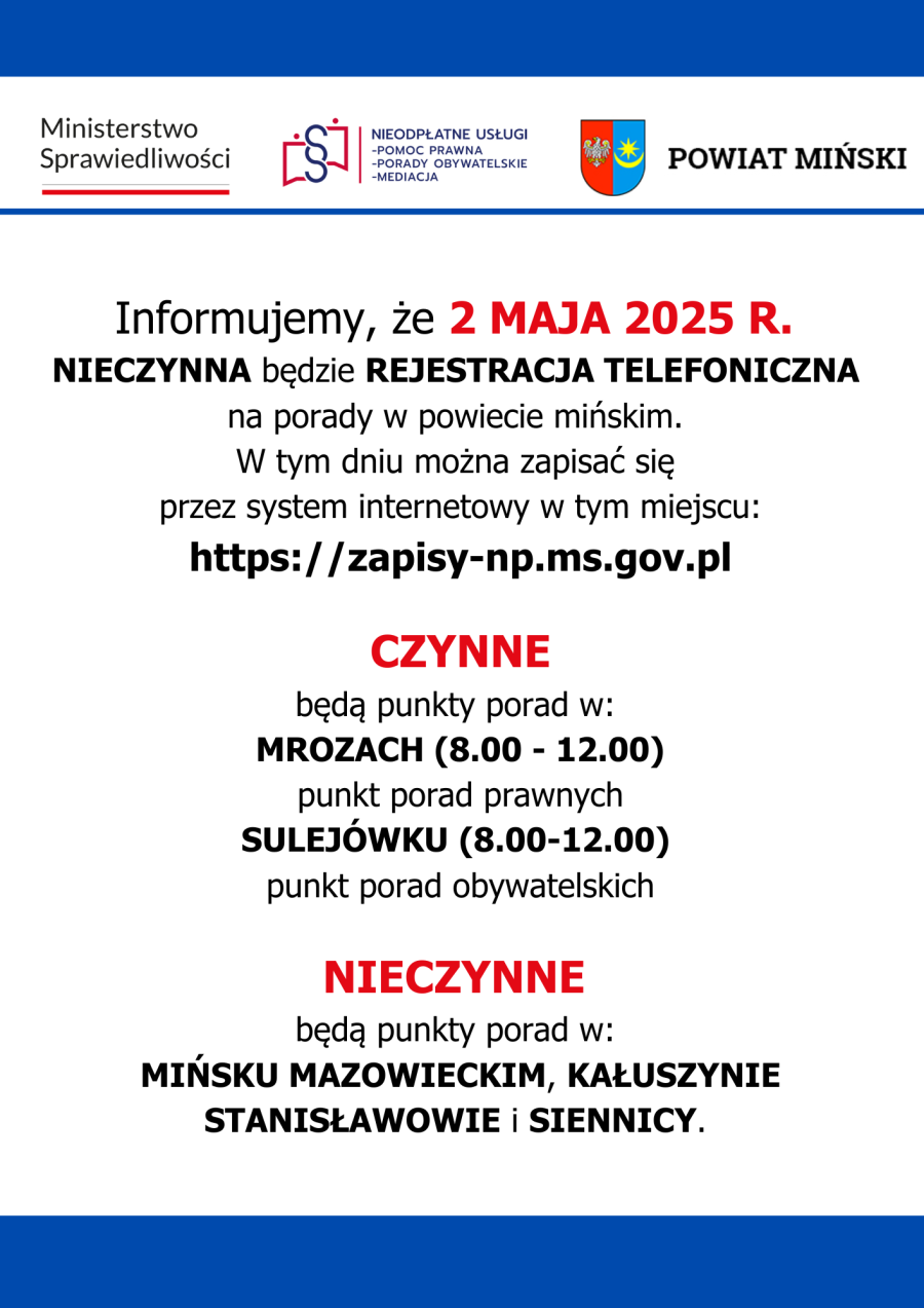 Informacja na temat pracy NPP w dniu 2 maja 2025 r.