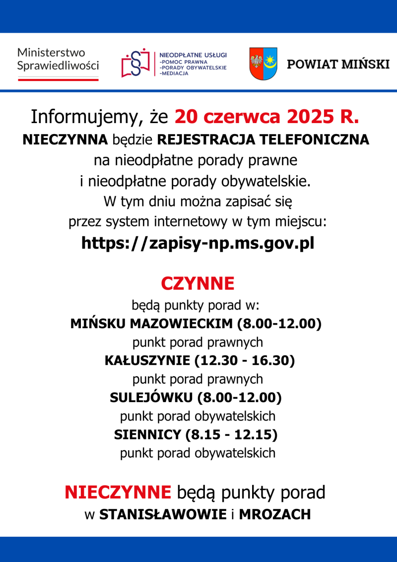 Informacja na temat pracy NPP w dniu 20 czerwca 2025 r.