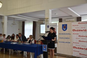 Inauguracyjna sesja Młodzieżowej Rady Gminy Stanisławów I kadencji na lata 2025-2027