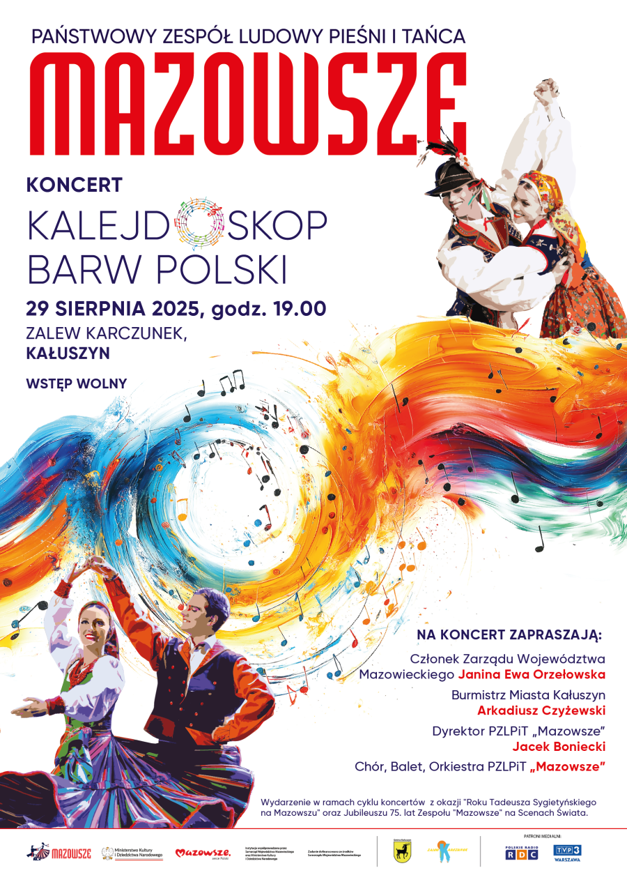Koncert zespołu "Mazowsze" nad Zalewem Karczunek