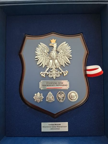 Gratulacje z okazji nadania praw miejskich dla miejscowości Stanisławów