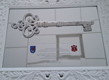 Gratulacje z okazji nadania praw miejskich dla miejscowości Stanisławów