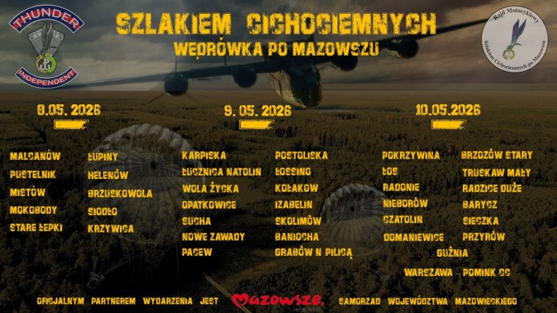 Szlakiem Cichociemnych wędrówka po Mazowszu