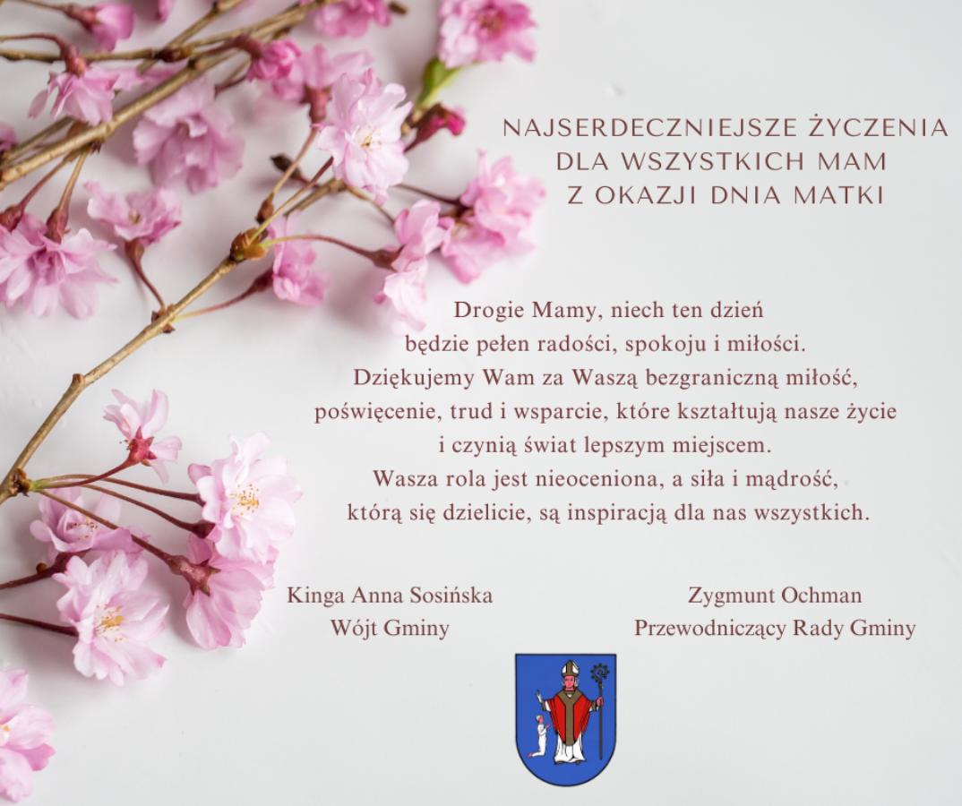 Życzenia z okazji Dnia Matki