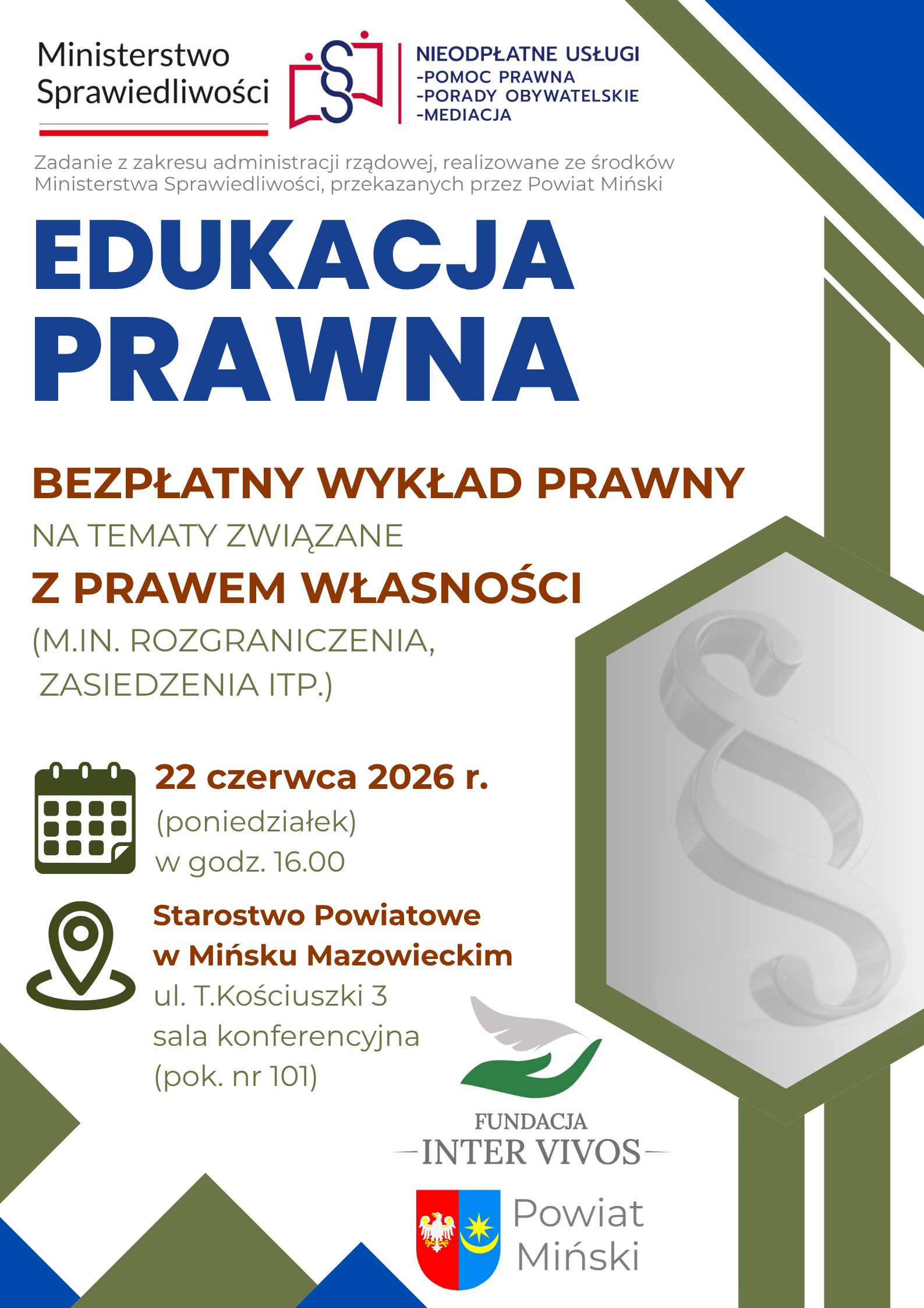 Zaproszenie na bezpłatny wyklad