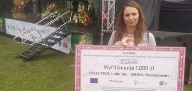 Wyróżnienie dla sołectwa Lubomin